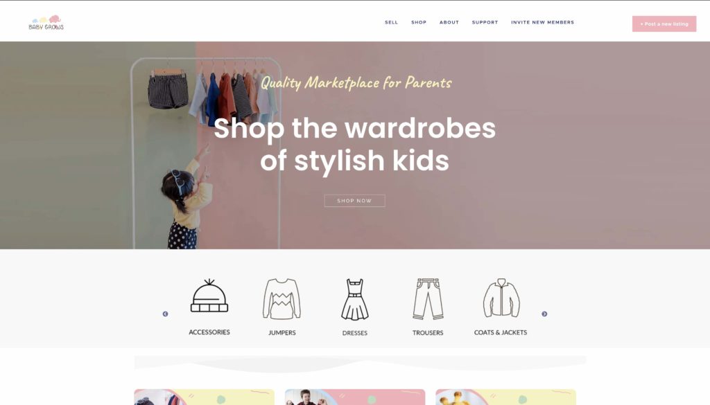 Apps to sell baby hot sale clothes