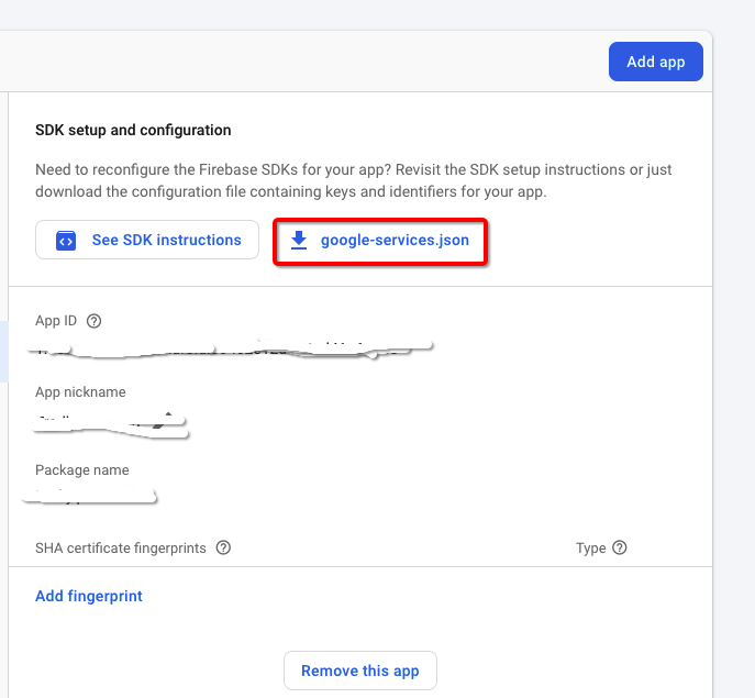 Downloading Android Plist Json from Firebase